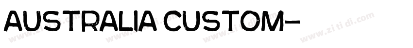 Australia Custom字体转换